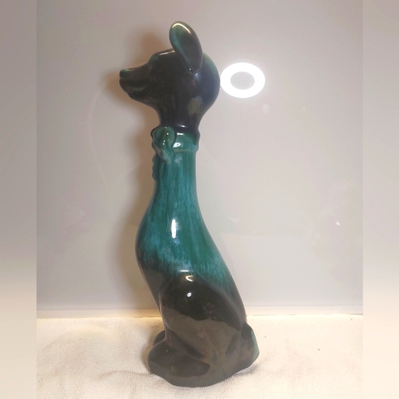 BMP Dog Statue Large Blue Mountain Pottery statue - Picture 2 of 4